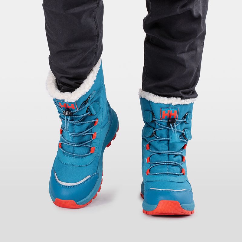 Helly Hansen Jk Silverton Boot HellyTech children's snow boots cerulean blue/cherry tom 7