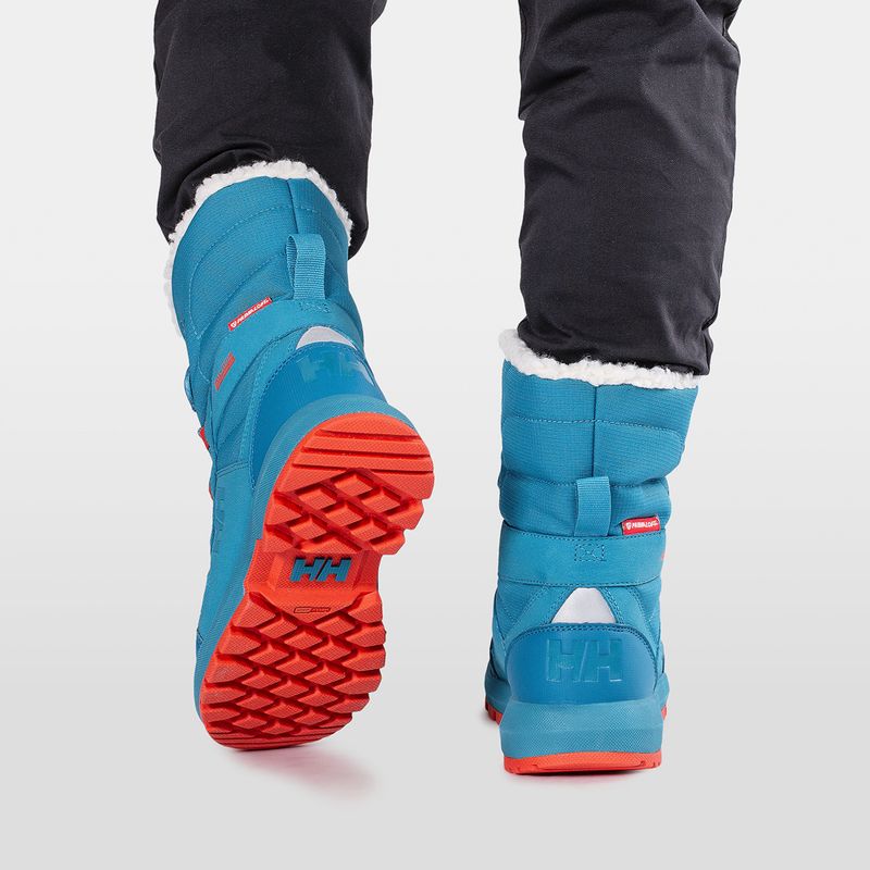 Helly Hansen Jk Silverton Boot HellyTech children's snow boots cerulean blue/cherry tom 8
