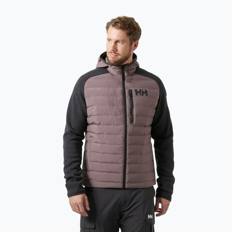 Helly Hansen men's sailing jacket Arctic Ocean Hybrid Insulator sparrow grey