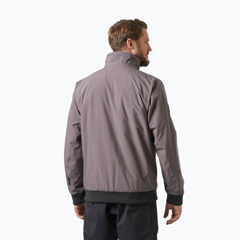 Men's Helly Hansen HP Racing Lifaloft Bomber sailing jacket sparrow grey 2