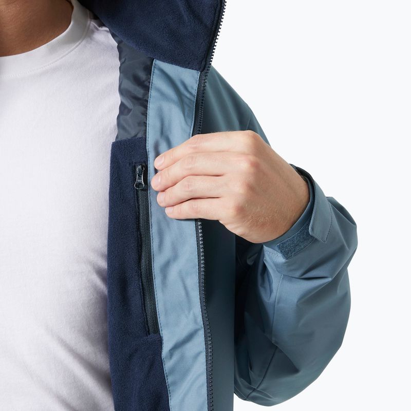 Men's sailing jacket Helly Hansen Crew Hooded Midlayer 2 washed navy 6