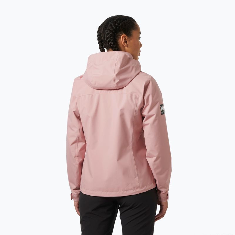 Women's sailing jacket Helly Hansen Crew Hooded Midlayer 2.0 pink salt 2