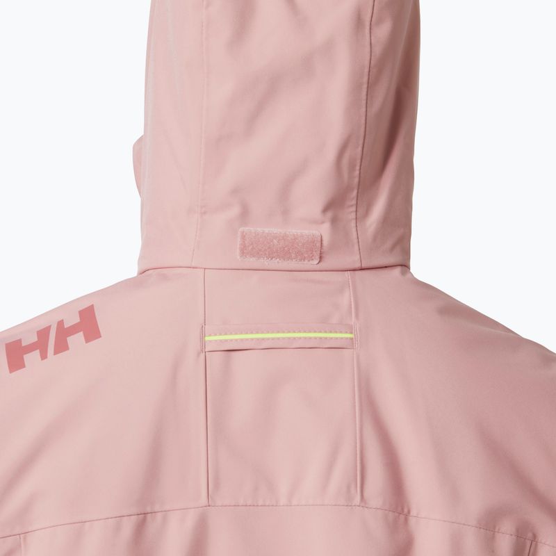 Women's sailing jacket Helly Hansen Crew Hooded Midlayer 2.0 pink salt 3