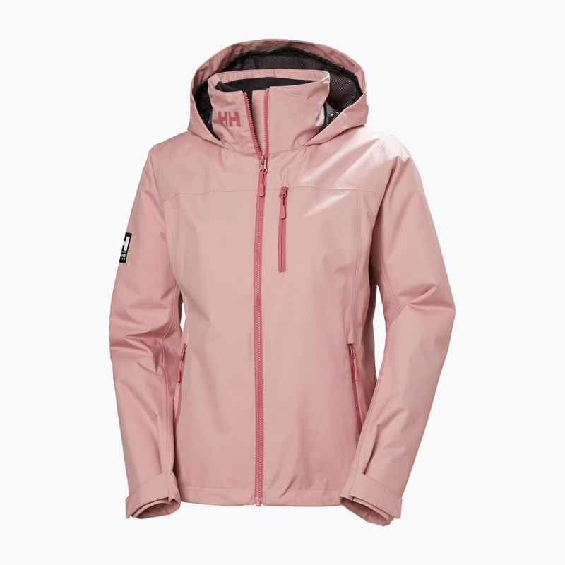 Women's sailing jacket Helly Hansen Crew Hooded Midlayer 2.0 pink salt 7