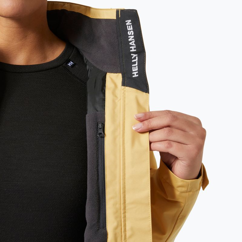Women's sailing jacket Helly Hansen Crew Hooded Midlayer 2.0 sand 8