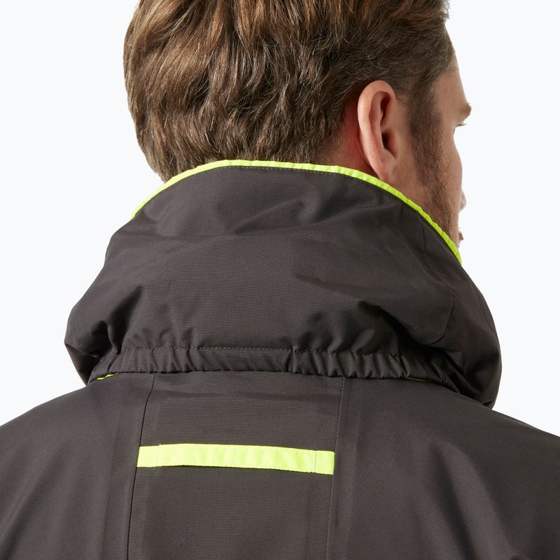Men's Helly Hansen Pier 4.0 mustard rain jacket 4