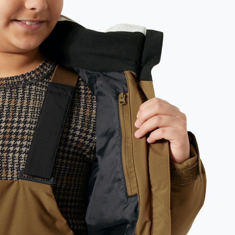 Helly Hansen Diamond sepia children's ski jacket 8