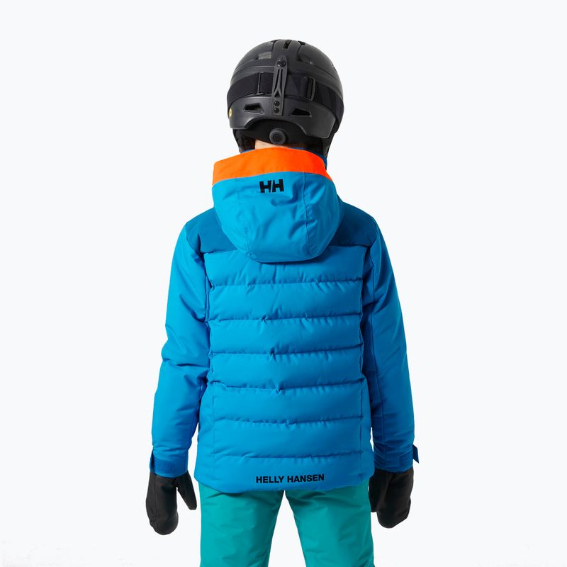 Helly Hansen children's ski jacket Cyclone neptune blue 2