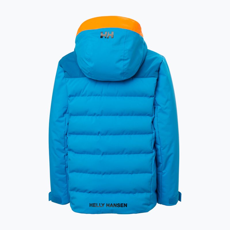 Helly Hansen children's ski jacket Cyclone neptune blue 9