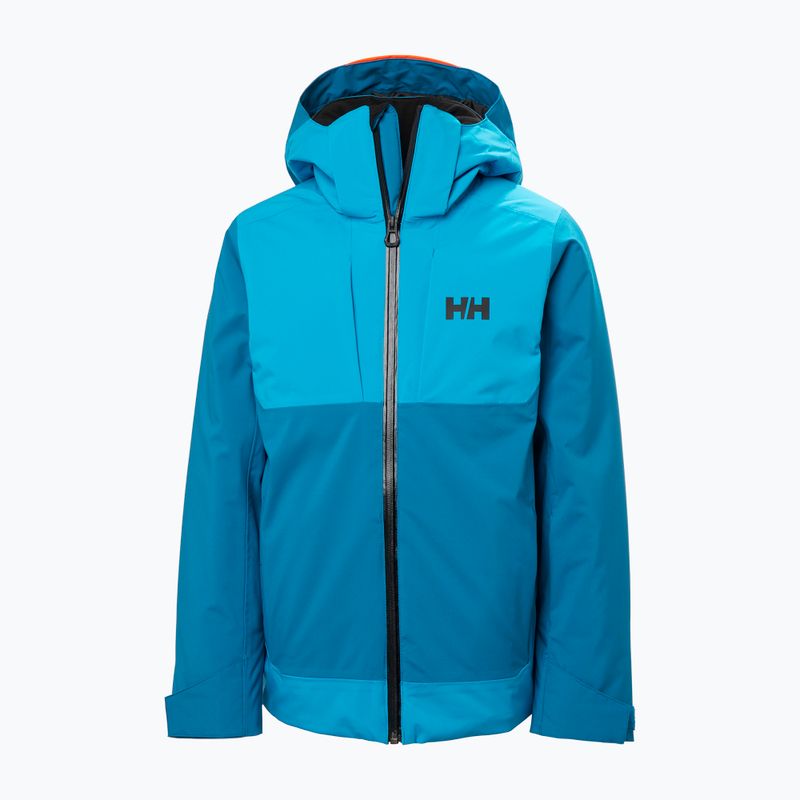 Helly Hansen Alpha cerulean blue children's ski jacket 7