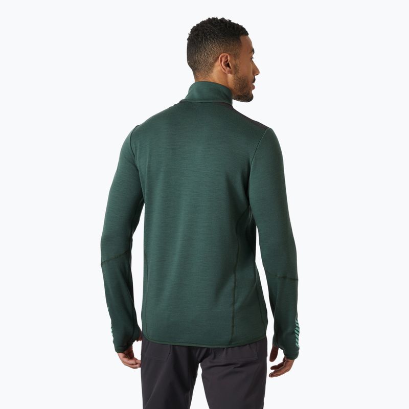 Men's Helly Hansen Lifa Merino Midlayer trekking sweatshirt jungle green 2