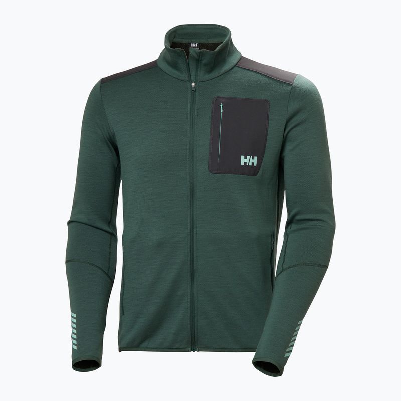 Men's Helly Hansen Lifa Merino Midlayer trekking sweatshirt jungle green 5