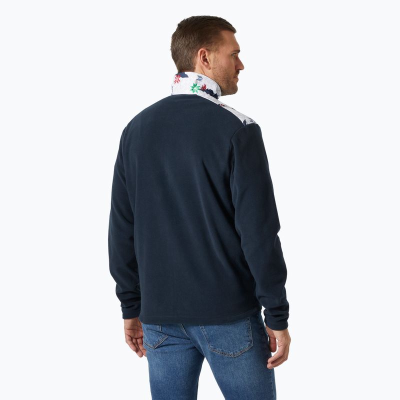 Men's Helly Hansen Daybreaker Block sweatshirt navy cortina aop 2
