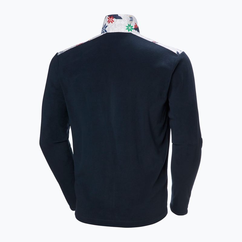 Men's Helly Hansen Daybreaker Block sweatshirt navy cortina aop 6