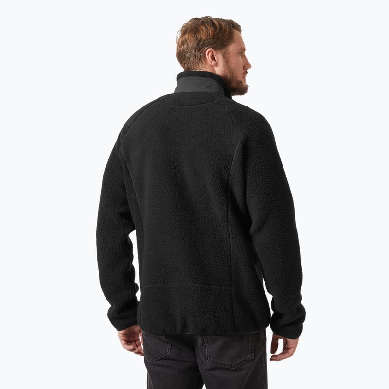 Men's Helly Hansen Panorama Pile Block sweatshirt black 2