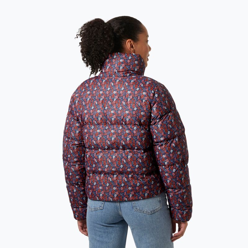Helly Hansen women's Jade Puffer jacket navy floral aop 2