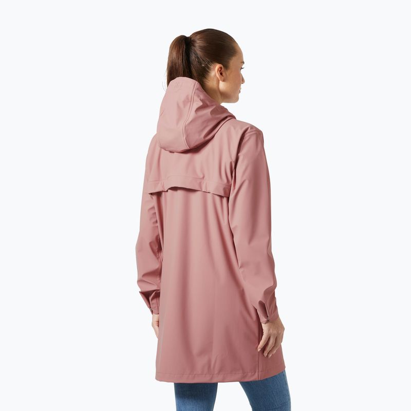 Women's Helly Hansen Moss Rain Coat ash rose 2