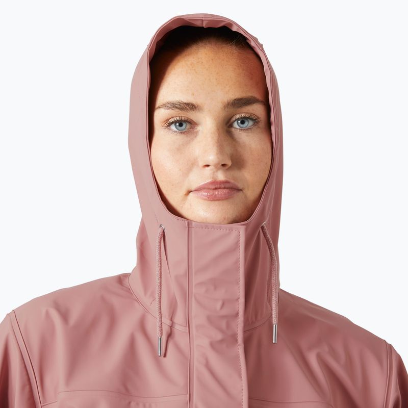 Women's Helly Hansen Moss Rain Coat ash rose 3