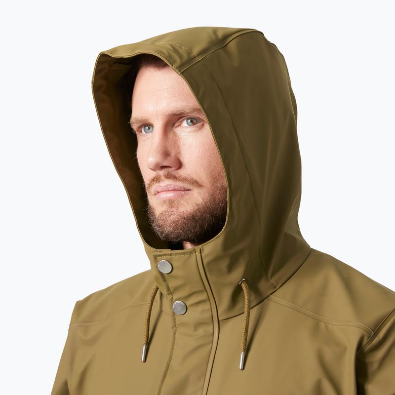 Men's Helly Hansen Moss Rain Jacket sepia 3