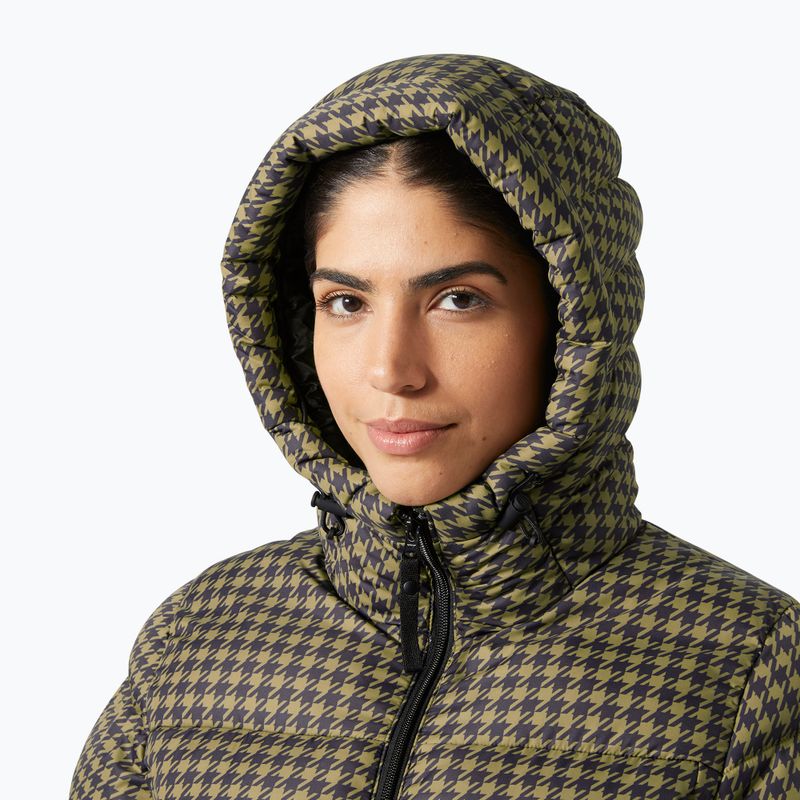 Helly Hansen women's Active Puffy sepia houndstooth aop down jacket 3