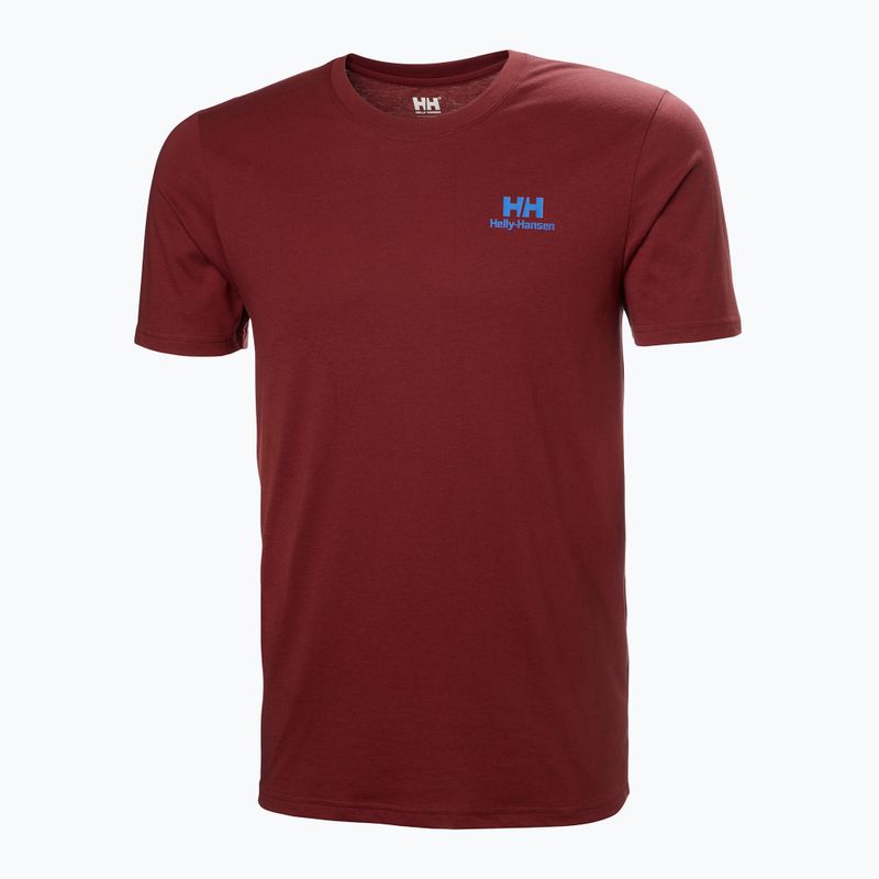 Men's Helly Hansen Nord Graphic t-shirt mars red 4