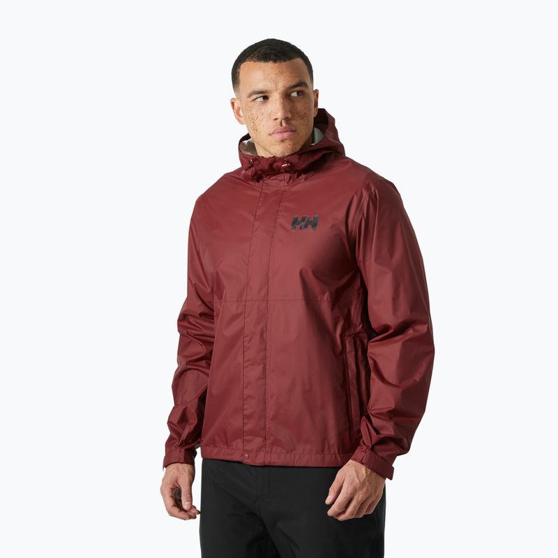 Helly Hansen men's rain jacket Loke mars red