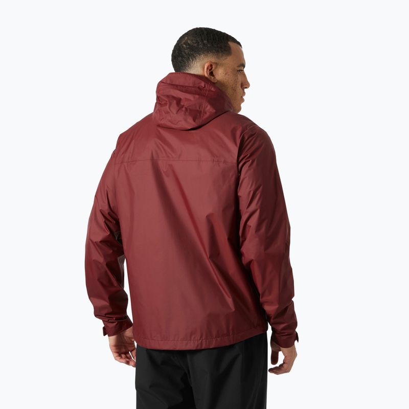 Helly Hansen men's rain jacket Loke mars red 2