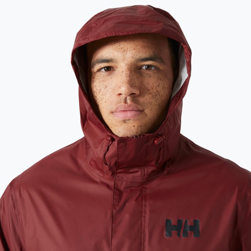 Helly Hansen men's rain jacket Loke mars red 3