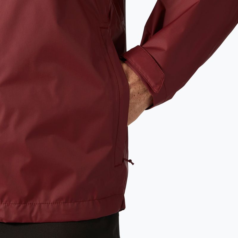 Helly Hansen men's rain jacket Loke mars red 4