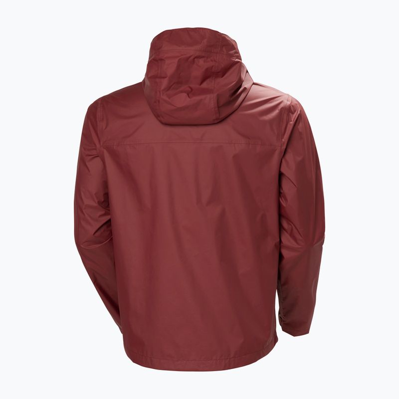 Helly Hansen men's rain jacket Loke mars red 8