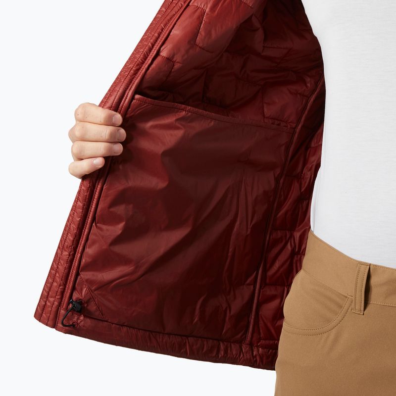 Men's Helly Hansen Lifaloft Hooded Insulator hybrid jacket mars red 5