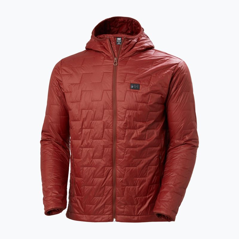 Men's Helly Hansen Lifaloft Hooded Insulator hybrid jacket mars red 6