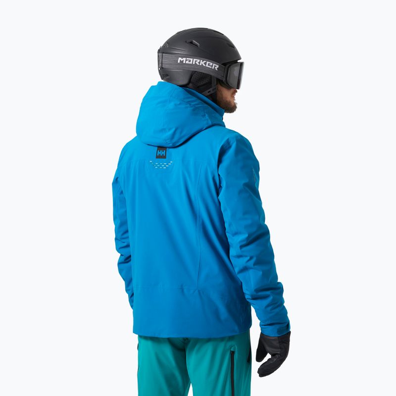 Men's ski jacket Helly Hansen Alpha Lifaloft cerulean blue 2