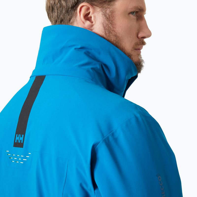 Men's ski jacket Helly Hansen Alpha Lifaloft cerulean blue 4
