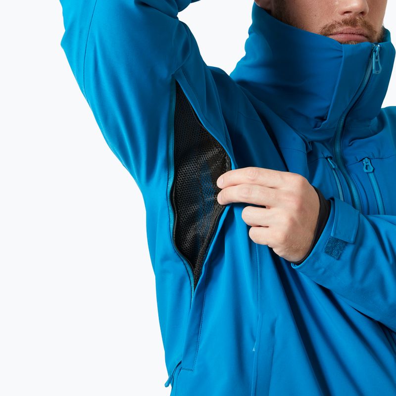 Men's ski jacket Helly Hansen Alpha Lifaloft cerulean blue 5