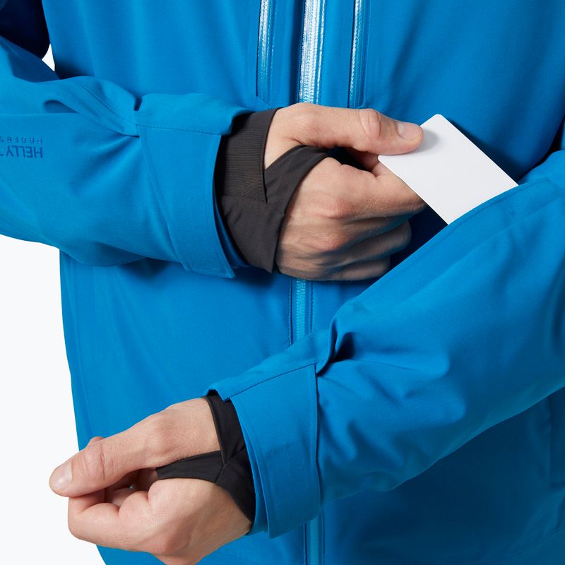 Men's ski jacket Helly Hansen Alpha Lifaloft cerulean blue 7