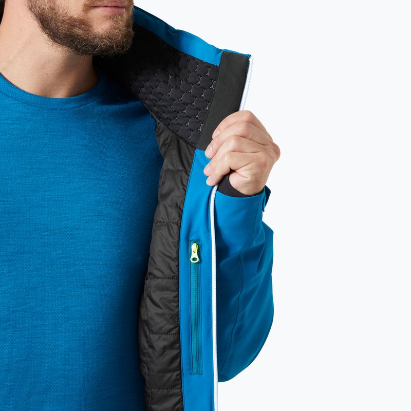 Men's ski jacket Helly Hansen Alpha Lifaloft cerulean blue 9