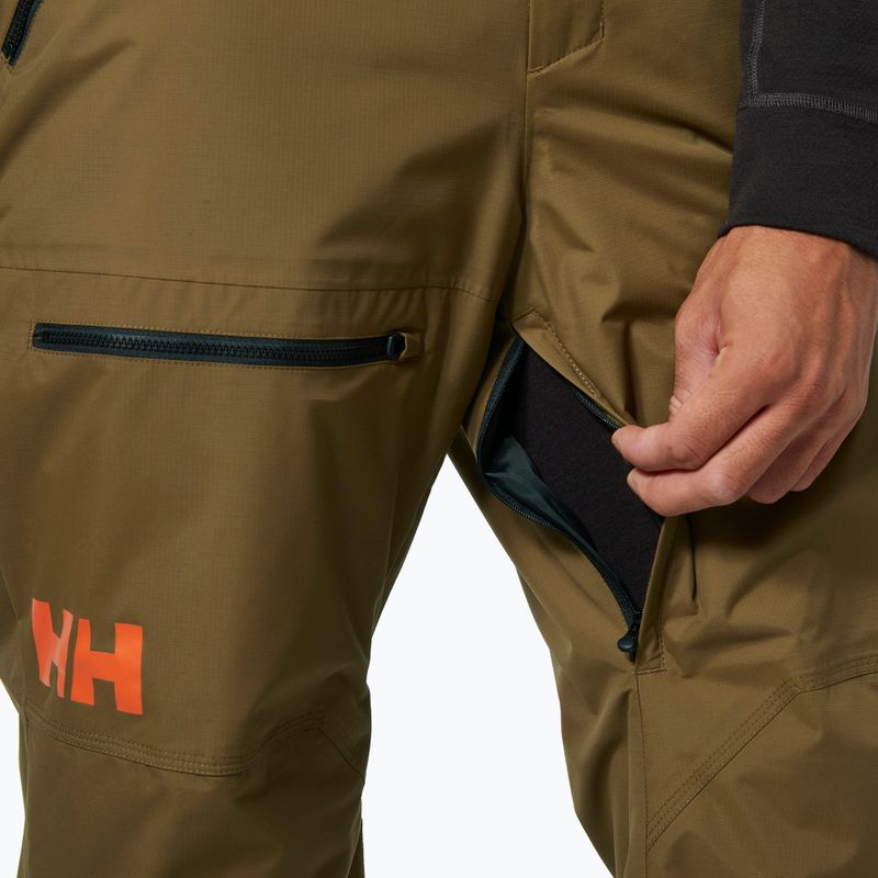 Helly Hansen men's ski trousers Sogn Cargo sepia 4