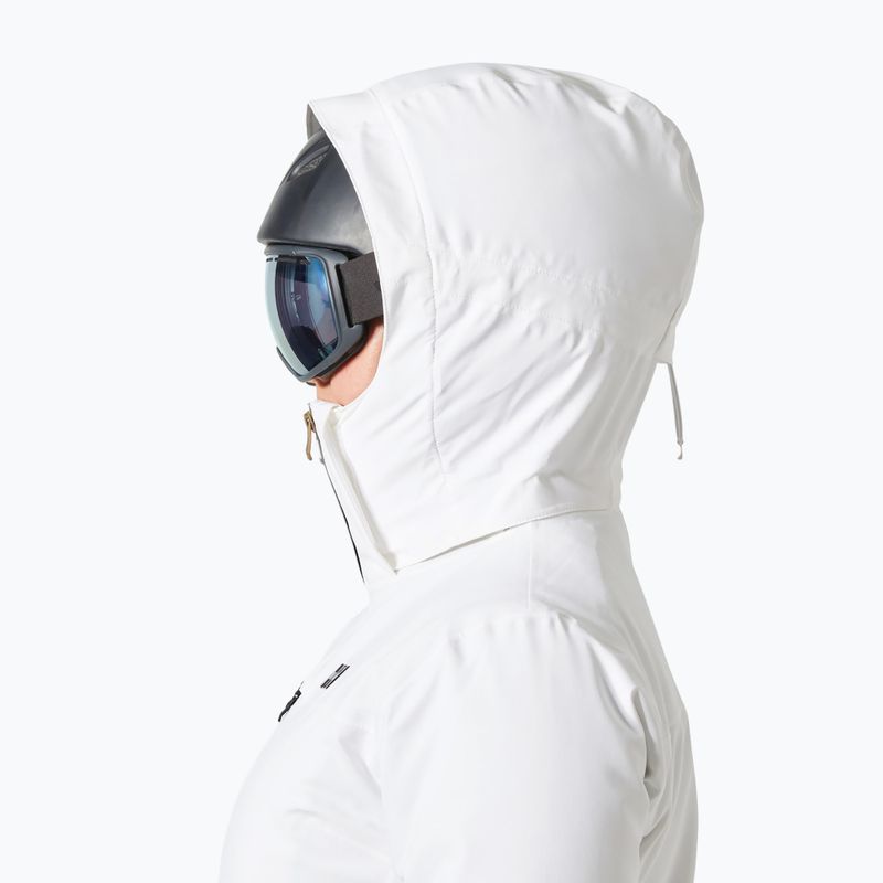 Women's ski jacket Helly Hansen Alphelia Lifaloft white 3