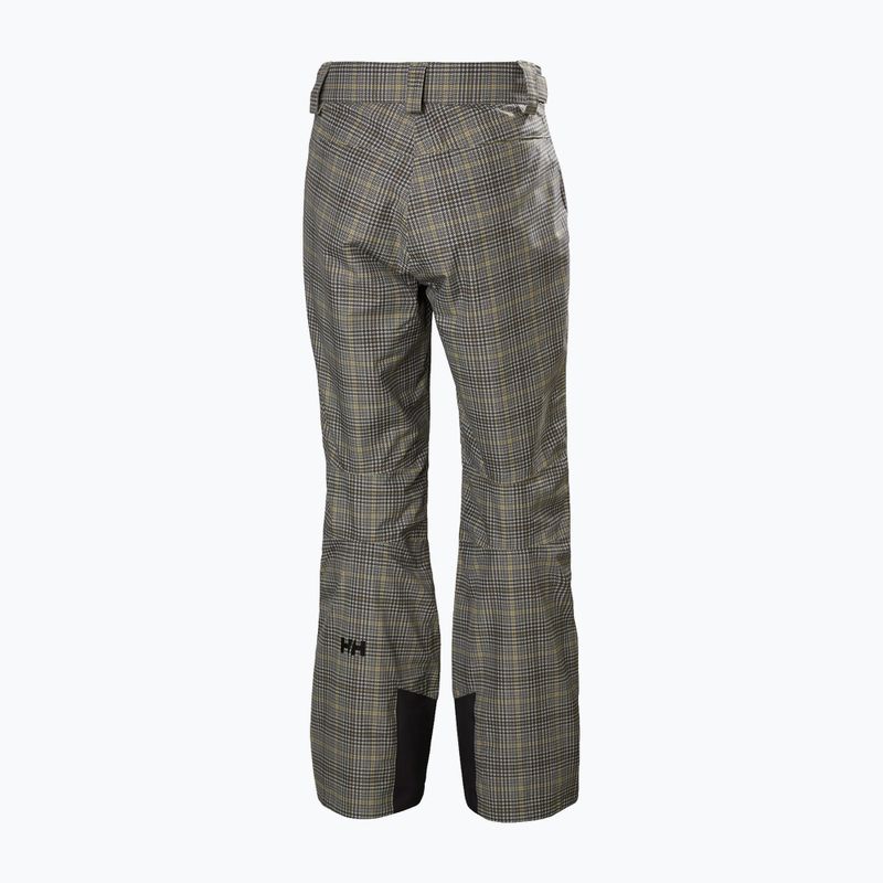 Men's ski trousers Helly Hansen Legendary Insulated pebble broxburn plaid aop 2