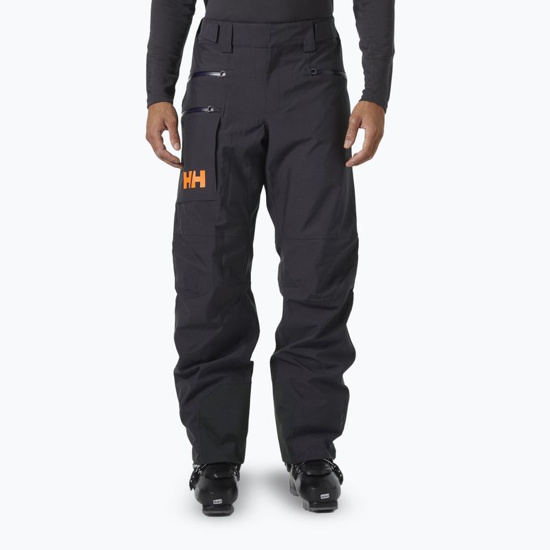 Men's ski trousers Helly Hansen Garibaldi 2.0 black grape
