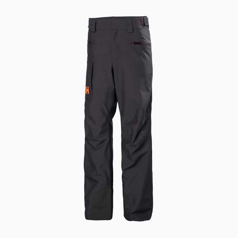 Men's ski trousers Helly Hansen Garibaldi 2.0 black grape 7