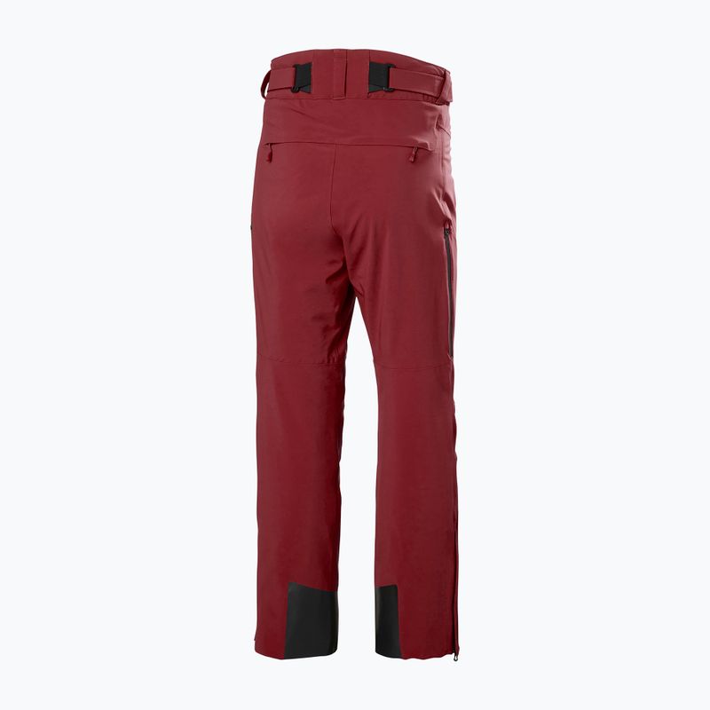 Men's ski trousers Helly Hansen Alpha Lifaloft mars red 7