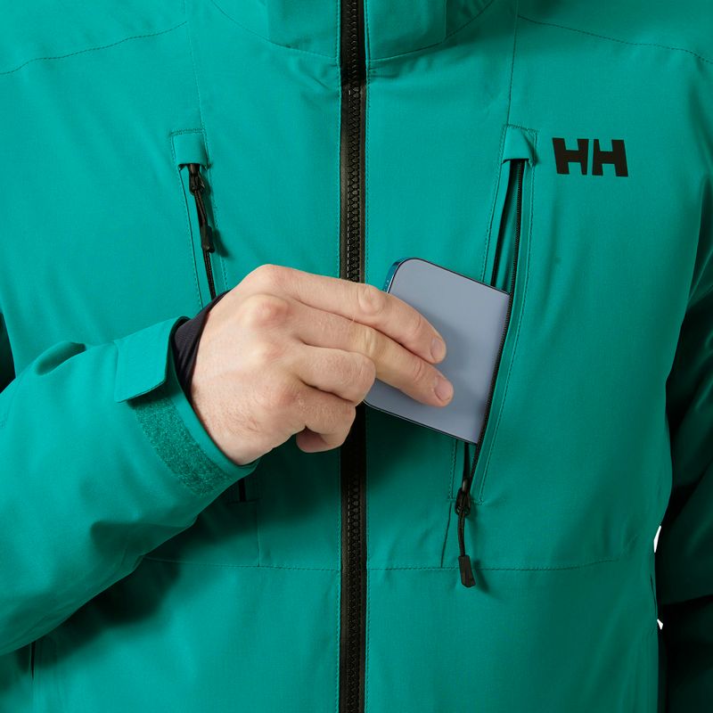 Men's ski jacket Helly Hansen Alpha 4.0 signal green 6