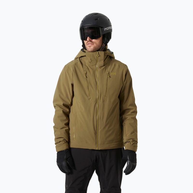 Men's ski jacket Helly Hansen Alpha 4.0 sepia