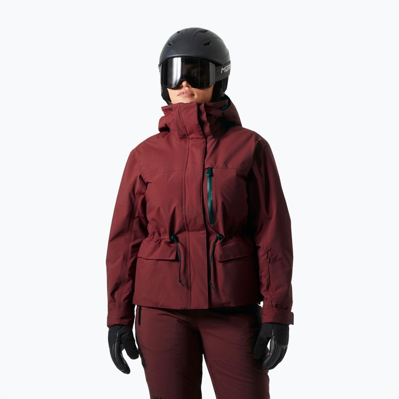 Women's ski jacket Helly Hansen Nora Insulated 2.0 mars red