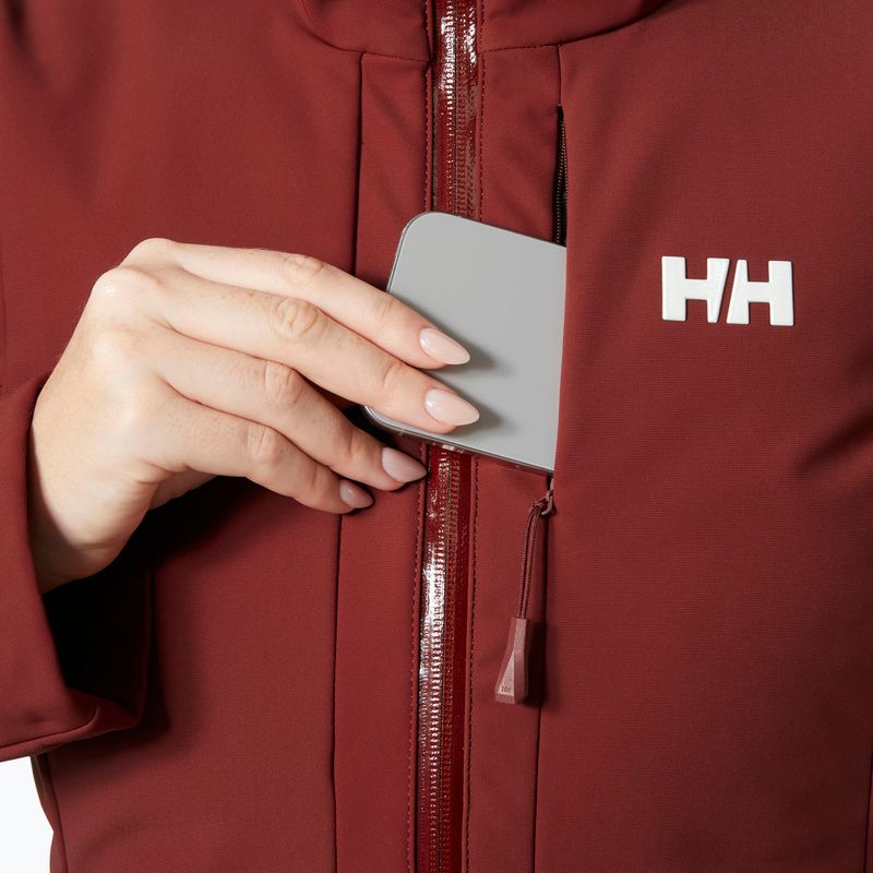 Women's ski jacket Helly Hansen Avanti 3-In-1 Softshell Jacket mars red 5