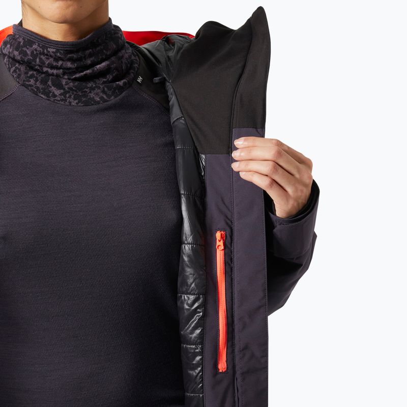 Helly Hansen women's ski jacket Whitewall Lifaloft 3.0 black grape 8