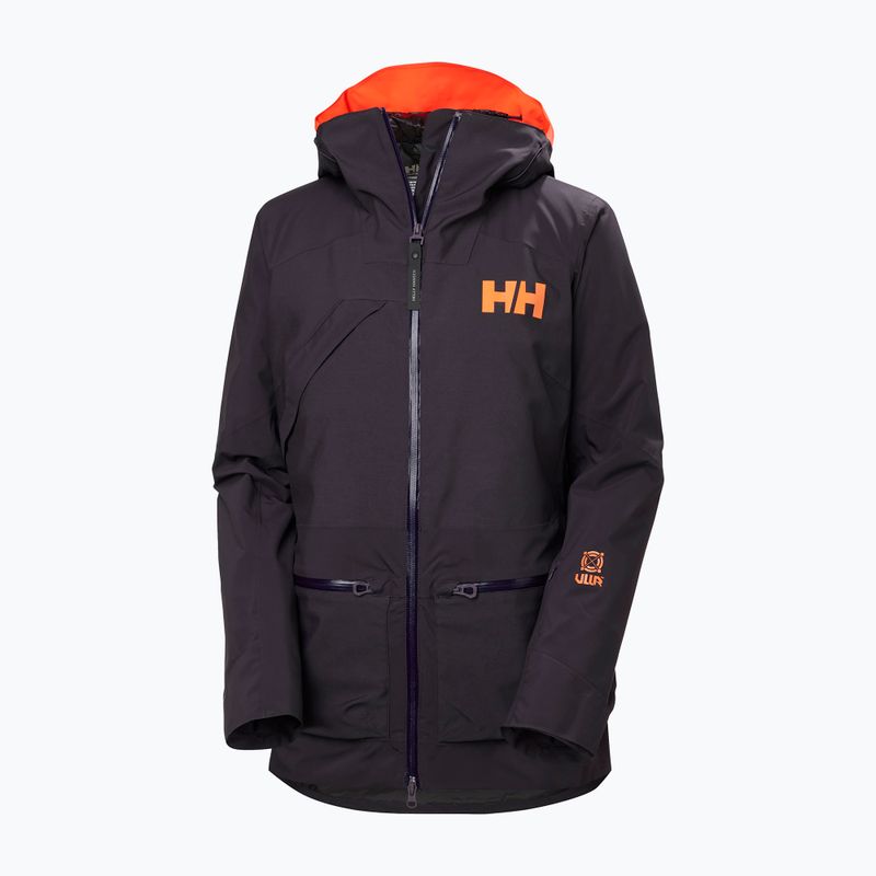 Helly Hansen women's ski jacket Whitewall Lifaloft 3.0 black grape 10