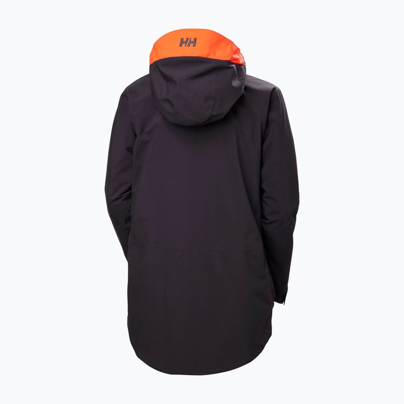 Helly Hansen women's ski jacket Whitewall Lifaloft 3.0 black grape 11